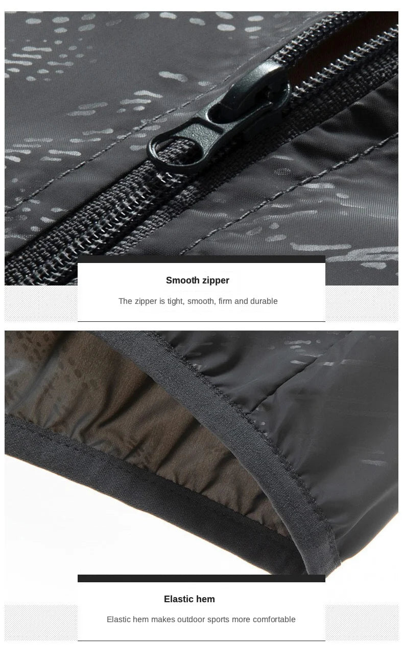 Camping Waterproof Windbreaker Rain Jacket – Unisex Lightweight Outdoor Coat - 3KDyn